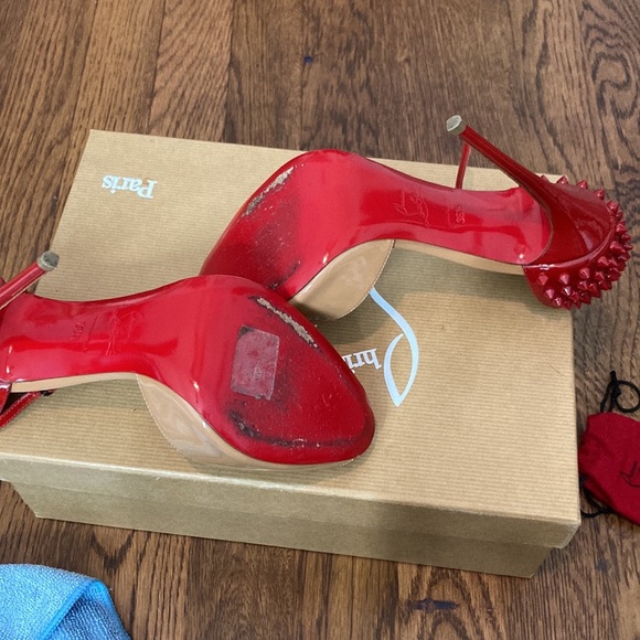 Christian Louboutin Pina spike nude heels - Picture 5 of 13